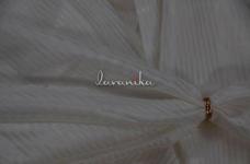 60 Grams Self Jacquard Stripes on Dyeable Liva Silk Fabric 44inch